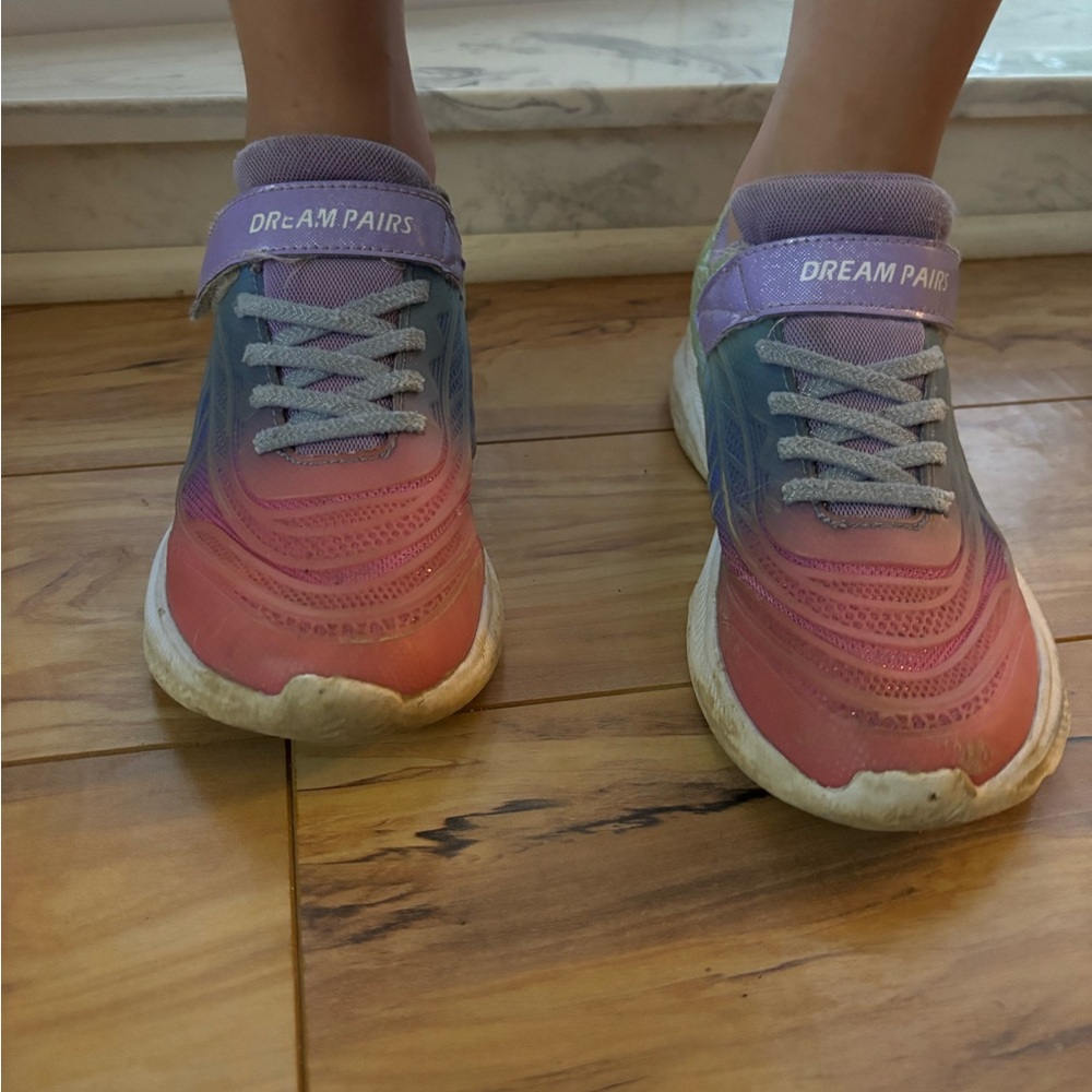 Dream Pairs Pink and Purple Athletic Shoes